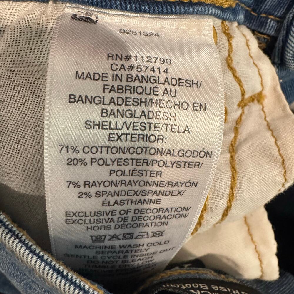 True Religion Becca Mid Rise Bootcut Stretch Jeans Medium Wash Size 27 - Picture 4 of 10